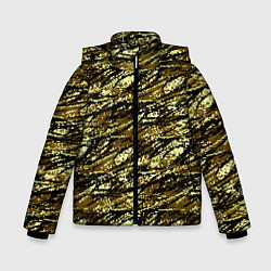 Куртка зимняя для мальчика Цифровой Охотничий Камуфляж, цвет: 3D-светло-серый