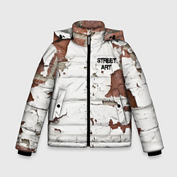 Куртка зимняя для мальчика Street art Wall!, цвет: 3D-красный