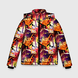 Зимняя куртка для мальчика Джазовая Музыка