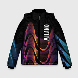 Куртка зимняя для мальчика Fashion pattern Neon Milano, цвет: 3D-черный