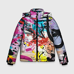Зимняя куртка для мальчика Граффити Vanguard pattern