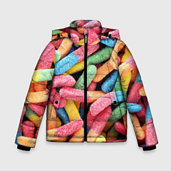 Зимняя куртка для мальчика Мармеладные червячки