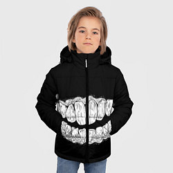 Куртка зимняя для мальчика Зубы Каонаси, цвет: 3D-красный — фото 2