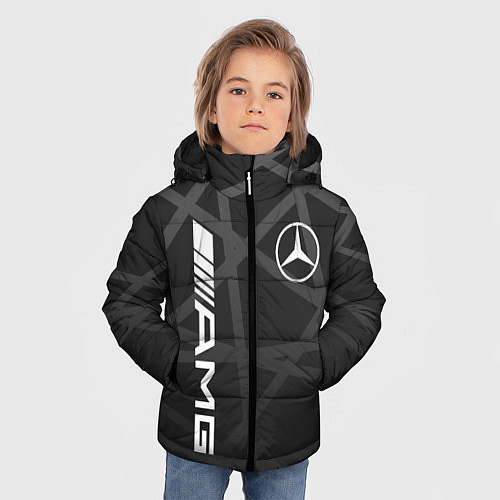 Зимняя куртка для мальчика MERCEDES - BENZ МЕРСЕДЕС / 3D-Черный – фото 3