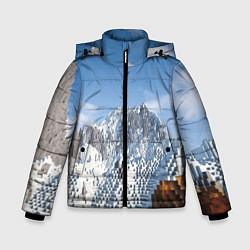 Зимняя куртка для мальчика Minecraft Mountains Video game