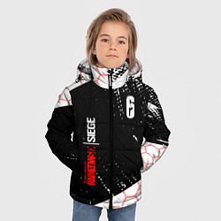 Куртка зимняя для мальчика RAINBOW SIX SIEGE 6 соты, цвет: 3D-красный — фото 2