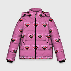 Куртка зимняя для мальчика Киси Миси спасла нас, цвет: 3D-красный