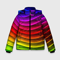 Зимняя куртка для мальчика Color line neon pattern Abstraction Summer 2023