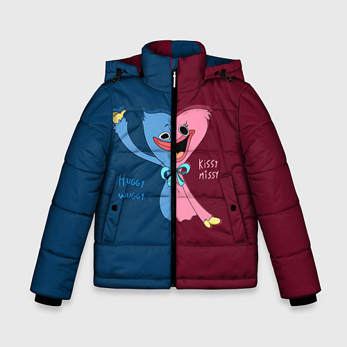 Зимняя куртка для мальчика POPPY PLAYTIME HAGGY WAGGY AND KISSY MISSY / 3D-Светло-серый – фото 1