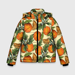 Зимняя куртка для мальчика Узор Апельсиновое настроение