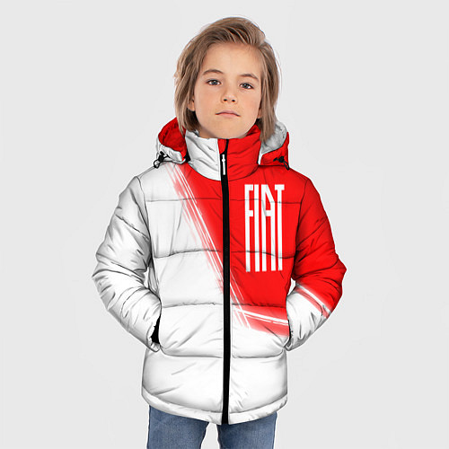 Зимняя куртка для мальчика ФИАТ Краски / 3D-Черный – фото 3