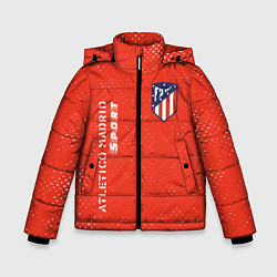 Куртка зимняя для мальчика АТЛЕТИКО Atletico Madrid Sport Гранж, цвет: 3D-красный