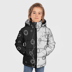 Куртка зимняя для мальчика RUSSIA - ГЕРБ - Молнии, цвет: 3D-черный — фото 2