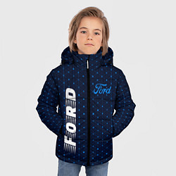 Куртка зимняя для мальчика FORD Ford - Абстракция, цвет: 3D-черный — фото 2