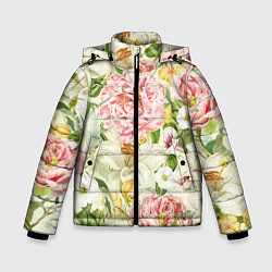 Зимняя куртка для мальчика Цветы Жаркое Лето