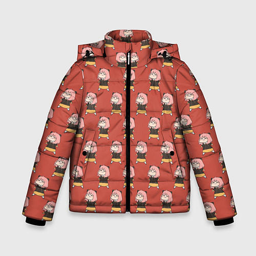 Зимняя куртка для мальчика Spу x Family Аня Форджер / 3D-Светло-серый – фото 1