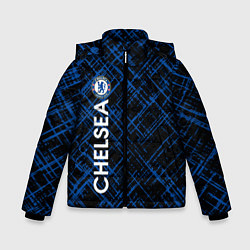 Куртка зимняя для мальчика Челси footbal club, цвет: 3D-светло-серый