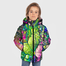 Куртка зимняя для мальчика Токсичный принт, цвет: 3D-черный — фото 2