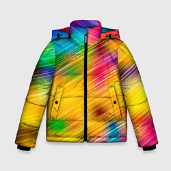 Куртка зимняя для мальчика RAINBOW POLYCHROME, цвет: 3D-красный
