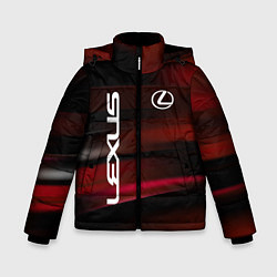 Куртка зимняя для мальчика Lexus - абстракция, цвет: 3D-красный