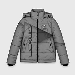 Зимняя куртка для мальчика Lexus - серая абстракция