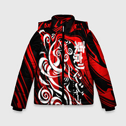 Куртка зимняя для мальчика ТОКИЙСКИЕ МСТИТЕЛИ МАНГА, цвет: 3D-красный