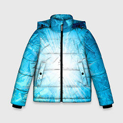 Куртка зимняя для мальчика Лед Вспышка света, цвет: 3D-светло-серый