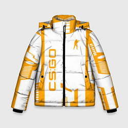 Куртка зимняя для мальчика Counter Strike cs go Геймер, цвет: 3D-светло-серый