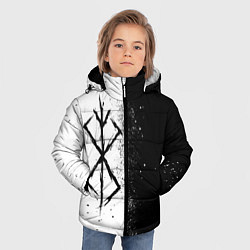 Куртка зимняя для мальчика КЛЕЙМО ЖЕРТВЫ ЧБ БЕРСЕРК, цвет: 3D-красный — фото 2