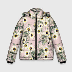 Зимняя куртка для мальчика Цветы Летние Ромашки
