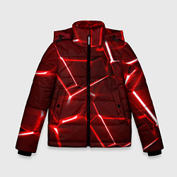 Куртка зимняя для мальчика Red fault, цвет: 3D-красный
