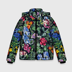 Зимняя куртка для мальчика Цветы Старый Сад