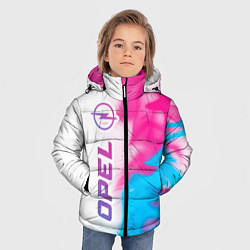 Куртка зимняя для мальчика Opel Neon Gradient, цвет: 3D-черный — фото 2