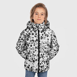 Куртка зимняя для мальчика Micro smileys, цвет: 3D-красный — фото 2