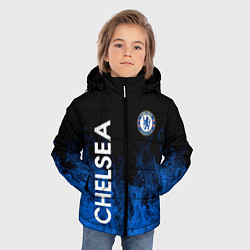 Куртка зимняя для мальчика Chelsea пламя, цвет: 3D-красный — фото 2