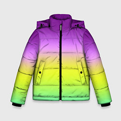 Зимняя куртка для мальчика Multicolored Ombre gradient