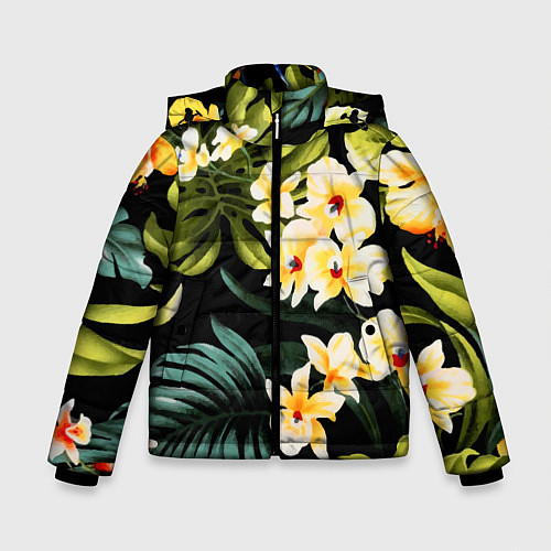 Зимняя куртка для мальчика Vanguard floral composition Summer / 3D-Светло-серый – фото 1