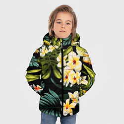 Куртка зимняя для мальчика Vanguard floral composition Summer, цвет: 3D-светло-серый — фото 2