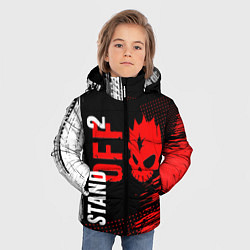 Куртка зимняя для мальчика STANDOFF 2 GRUNGE RBW, цвет: 3D-светло-серый — фото 2