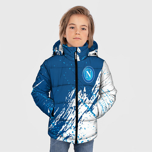 Зимняя куртка для мальчика Napoli краска / 3D-Светло-серый – фото 3