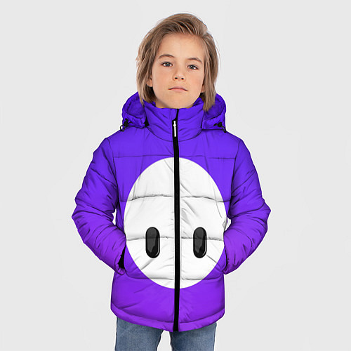 Зимняя куртка для мальчика Fall Guy violet / 3D-Светло-серый – фото 3