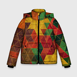 Зимняя куртка для мальчика Треугольная старая стена
