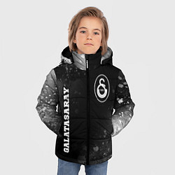 Куртка зимняя для мальчика Galatasaray Sport на темном фоне, цвет: 3D-черный — фото 2