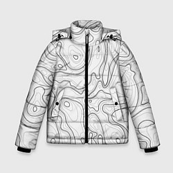 Зимняя куртка для мальчика Топографическая Карта Гор