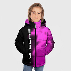 Куртка зимняя для мальчика Porsche Pro Racing, цвет: 3D-черный — фото 2