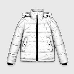 Зимняя куртка для мальчика Белые чайкив полете
