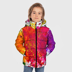 Куртка зимняя для мальчика Красочный BOOM, цвет: 3D-красный — фото 2