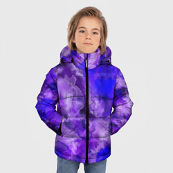 Куртка зимняя для мальчика Космический хаос, цвет: 3D-черный — фото 2