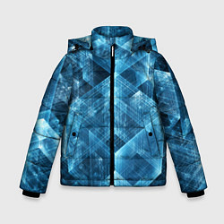 Куртка зимняя для мальчика GLASS CUBES, цвет: 3D-светло-серый