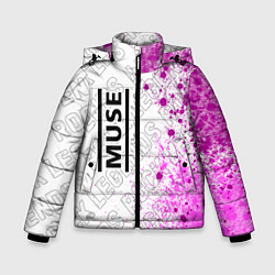 Куртка зимняя для мальчика Muse Rock Legends, цвет: 3D-черный